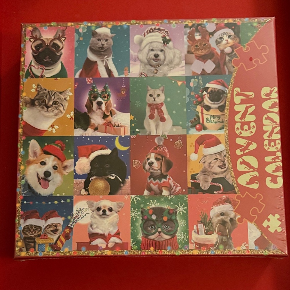 Festive Pet Advent Calendar Puzzle